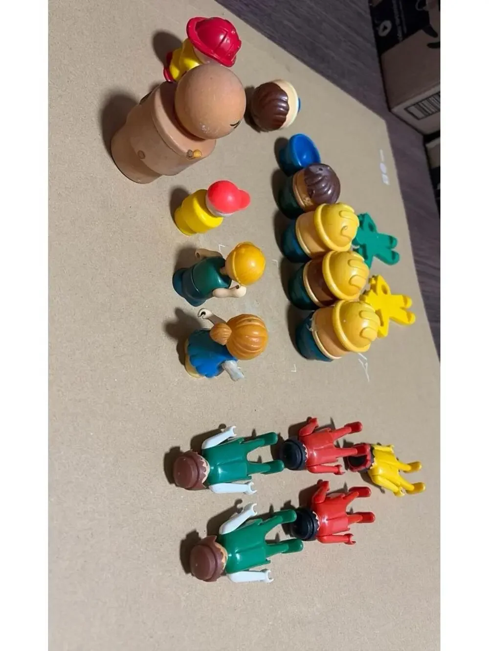 Vintage 70’s toys lot - little people Fischer price geobra figures tonka